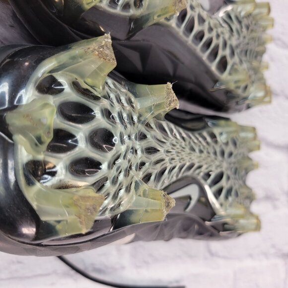 Nike Alpha Menace Pro Mens Mid Football Cleats Sz 14 Black Silver 880410-010 - Picture 8 of 12